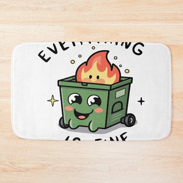 Item preview, Cute Positive dumbster fire sarcastic designed and sold by philosofull.