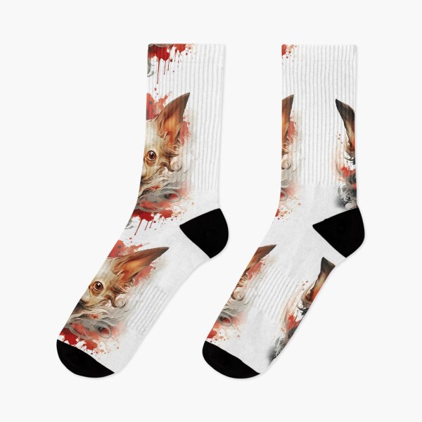 Item preview, Chihuahua dog in Japanese art designed and sold by ooHalloo.