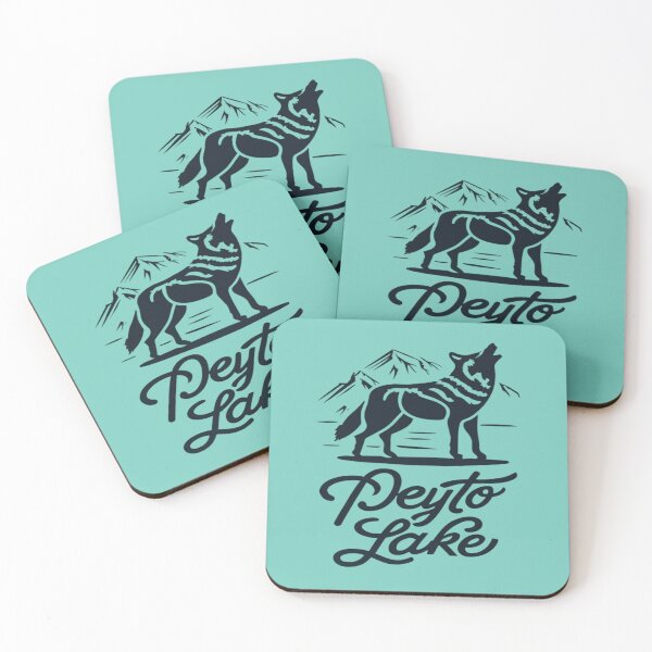 Item preview, Peyto Lake, Peyto Lake Wolf Shaped designed and sold by UrbanGraphixs.