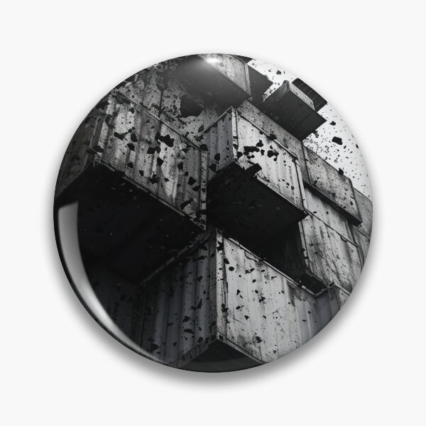 Item preview, Crumbling Concrete Container Cataclysm designed and sold by Basajaun Studio.