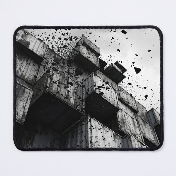 Item preview, Crumbling Concrete Container Cataclysm designed and sold by Basajaun Studio.
