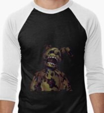 Lights Off Springtrap Men's Baseball ¾ T-Shirt