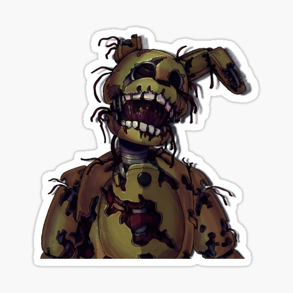 Create meme fnaf 3 springtrap art, fnaf anime springtrap, FEM