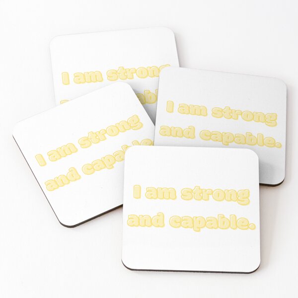 Item preview, I am strong and capable. designed and sold by Katie O.