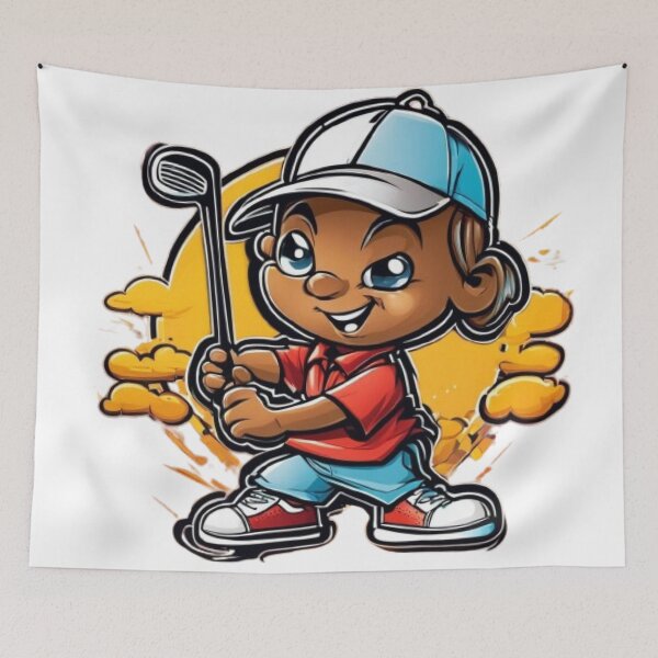 Item preview, Cartoon Character's Golfing Adventure: A Playful Collection designed and sold by HarmonyGuitars.