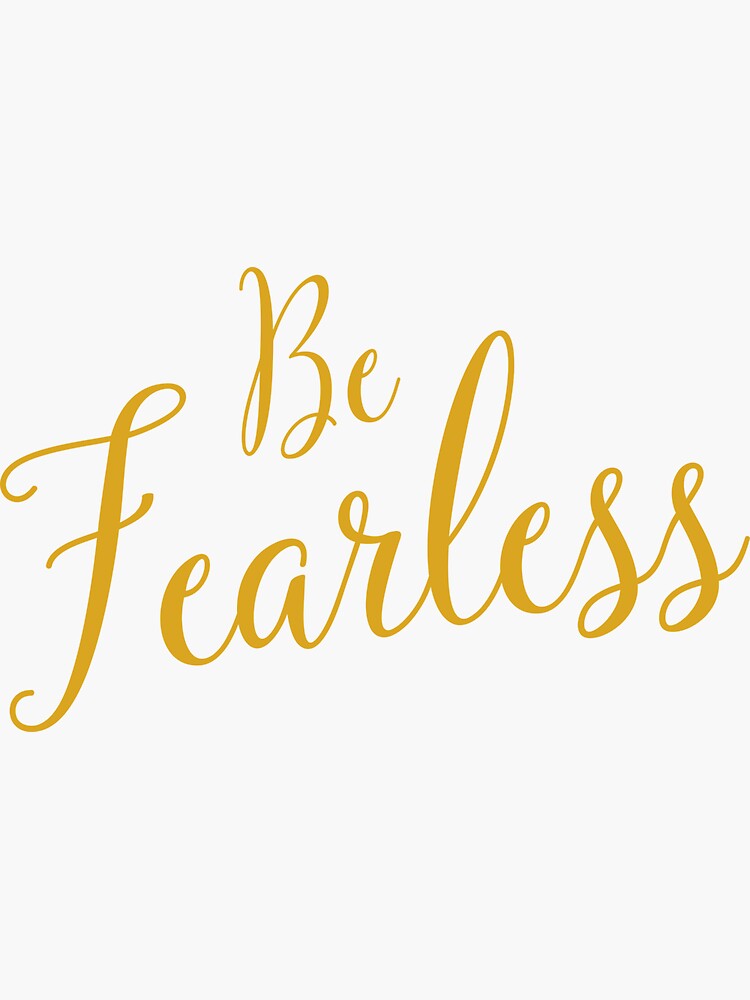 Be Fearless Stickers, Stickers with Bible Verse, Bible Saying Stickers,  Christian Stickers for iPad, Phone Case Stickers with Bible Sayings  Sticker for Sale by crossesforever