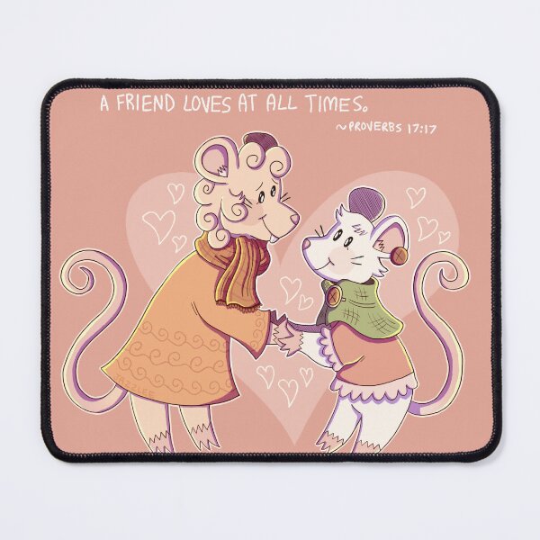 Item preview, Proverbs 17:17 Mouse Friends designed and sold by skybluekitty.