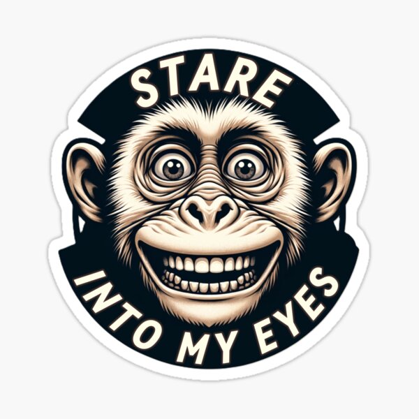 Monkey Face Meme Stickers for Sale