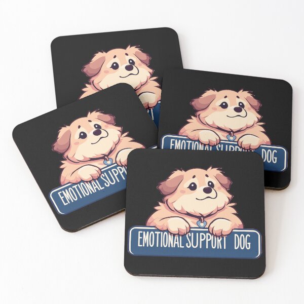 Item preview, Cachorro de Apoyo Emocional Kawaii designed and sold by TomFrontierArt.