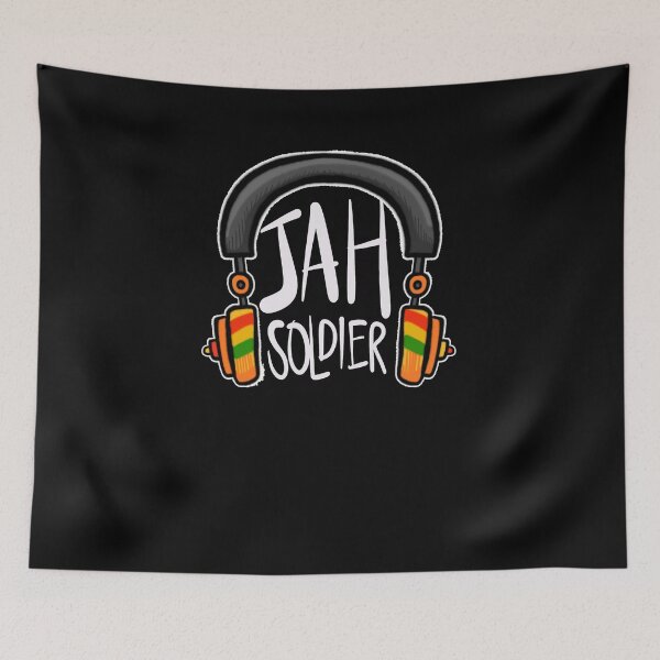 Item preview, Jah Soldier Reggae Music Rastafari Jamaican designed and sold by Músico Ilustre.