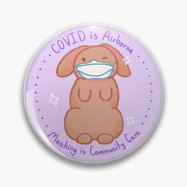 Item preview, Masking is Community Care Covid Conscious Bunny designed and sold by Fin-Art-.