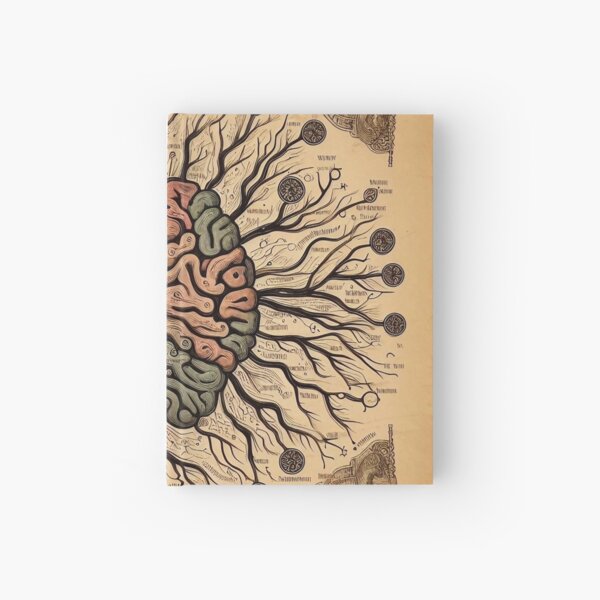 Item preview, Retro Brain Map designed and sold by SpesWorld.