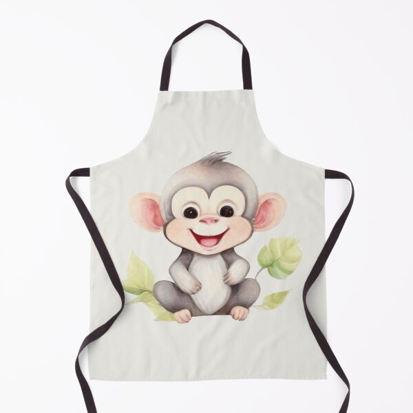 Artikelvorschau, Niedlicher Aquarell-lustiger Baby-Affe entworfen und verkauft von lovelyandcute.