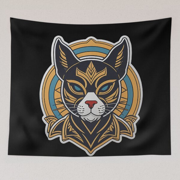 Item preview, Mysterious cat designed and sold by cuatrilenio.