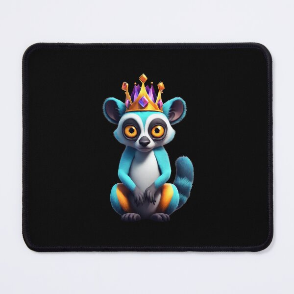 Item preview, King of Lemurs Crowned Blue Color designed and sold by Aquillashop.