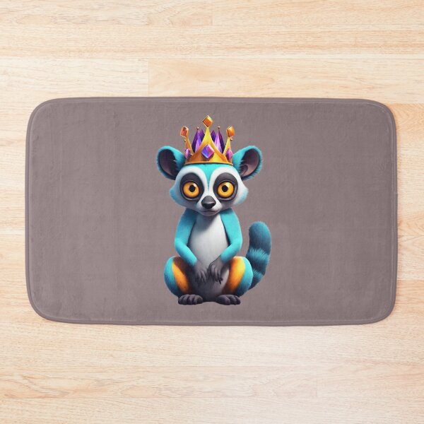 Item preview, King of Lemurs Crowned Blue Color designed and sold by Aquillashop.