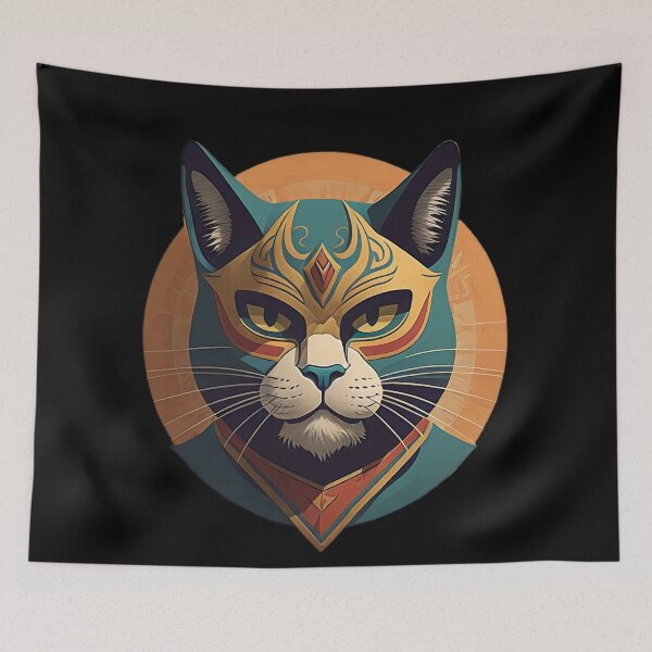 Item preview, Wise cat fighter designed and sold by cuatrilenio.