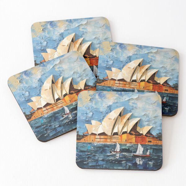 Item preview, Sydney Opera House Torn Paper Icon designed and sold by codestealth.