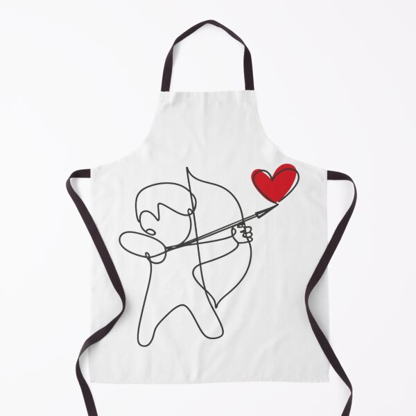 Item preview, Cute Cupid Line Art Valetnies Day designed and sold by Anniko Art Studio.