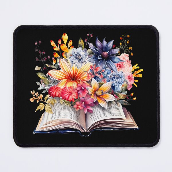 Item preview, Open Book With Flowers designed and sold by GlunmanStore.