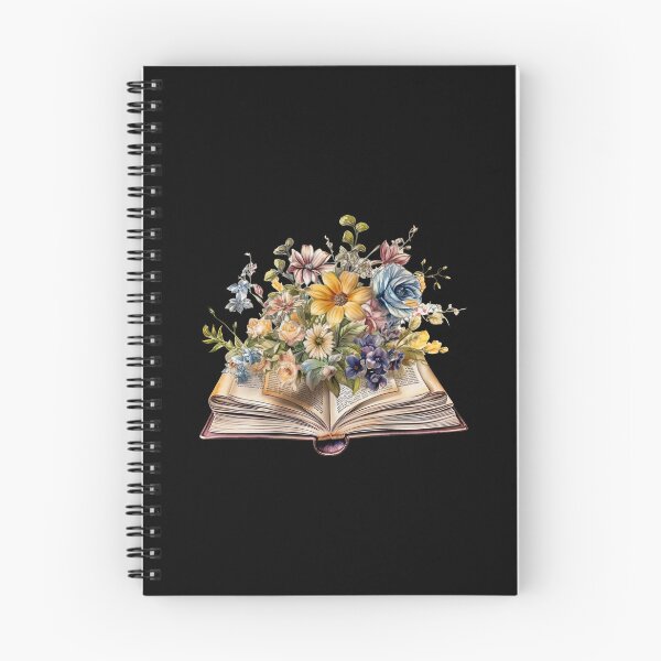Item preview, Open Book With Flowers designed and sold by GlunmanStore.
