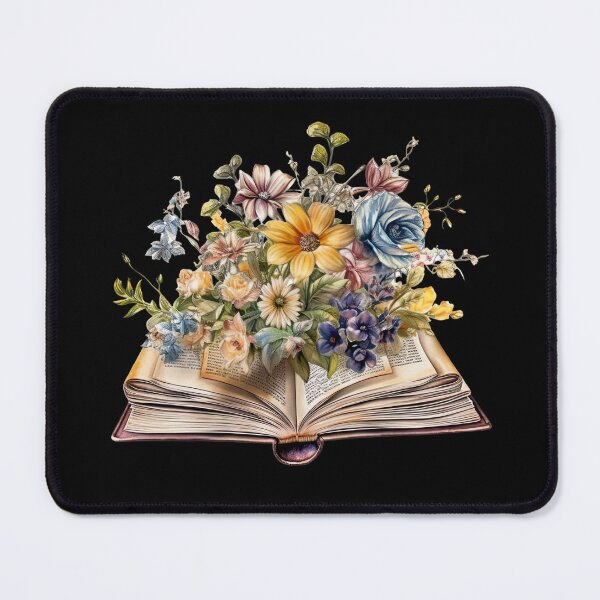 Item preview, Open Book With Flowers designed and sold by GlunmanStore.