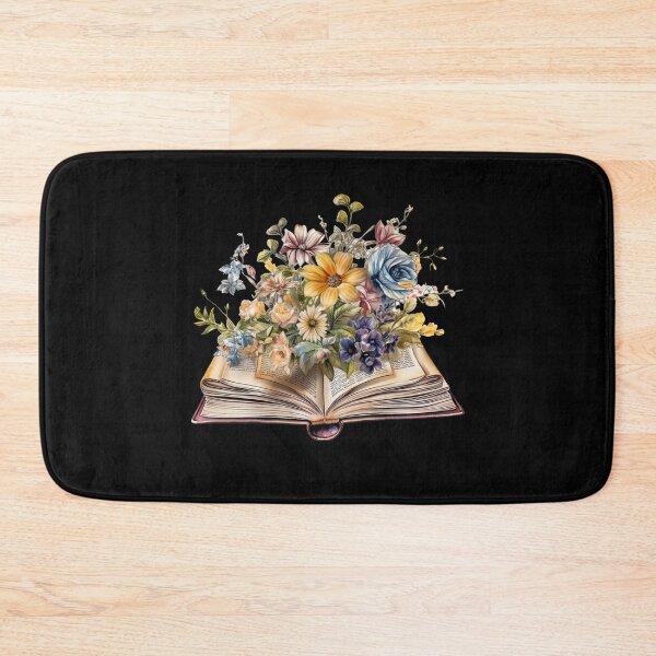 Artikelvorschau, Offenes Buch mit Blumen entworfen und verkauft von GlunmanStore.