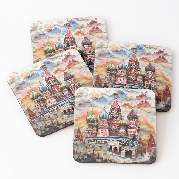 Item preview, St Basil's Cathedral Torn Paper Art designed and sold by codestealth.
