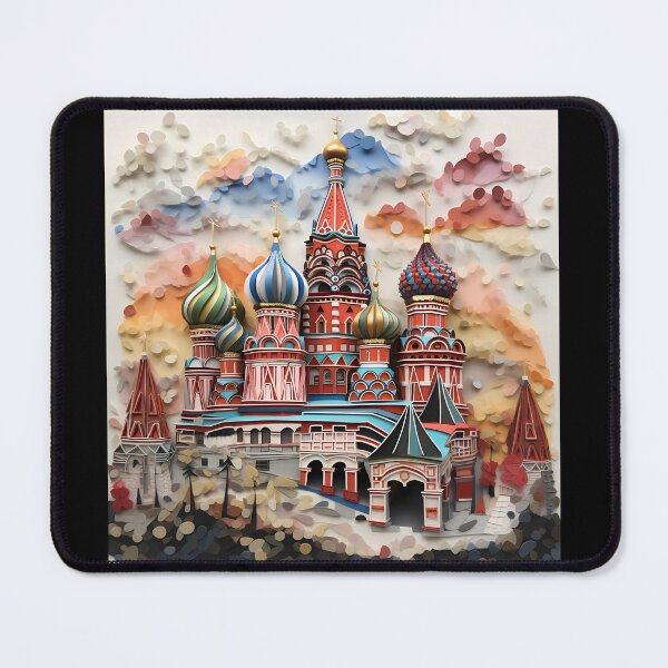 Item preview, St Basil's Cathedral Torn Paper Art designed and sold by codestealth.