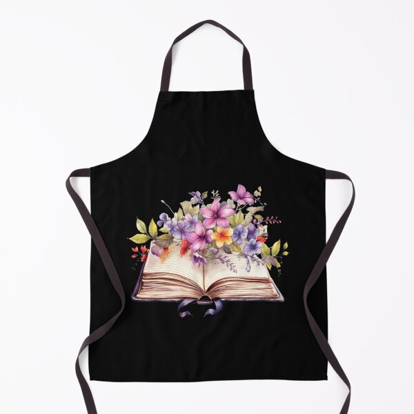Artikelvorschau, Offenes Buch mit Blumen entworfen und verkauft von GlunmanStore.