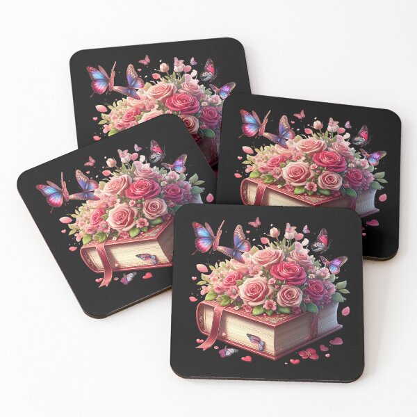 Item preview, Open Book With Flowers designed and sold by GlunmanStore.