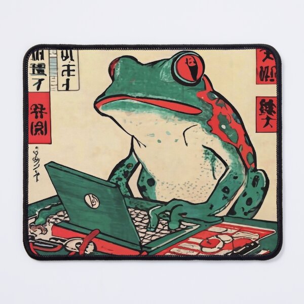 Gamer Frog 2.0 Pin – Cutetopia Prints