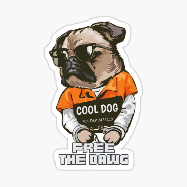 Item preview, Free the dawg designed and sold by ReveObscure.