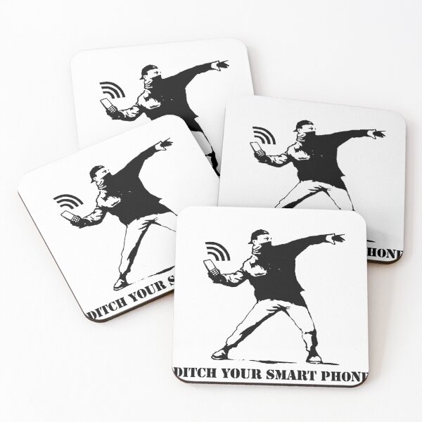 Item preview, Ditch Your SmartPhone black designed and sold by LoucheHQ.