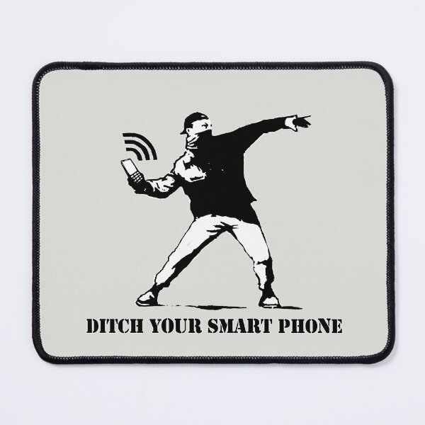 Item preview, Ditch Your SmartPhone black designed and sold by LoucheHQ.