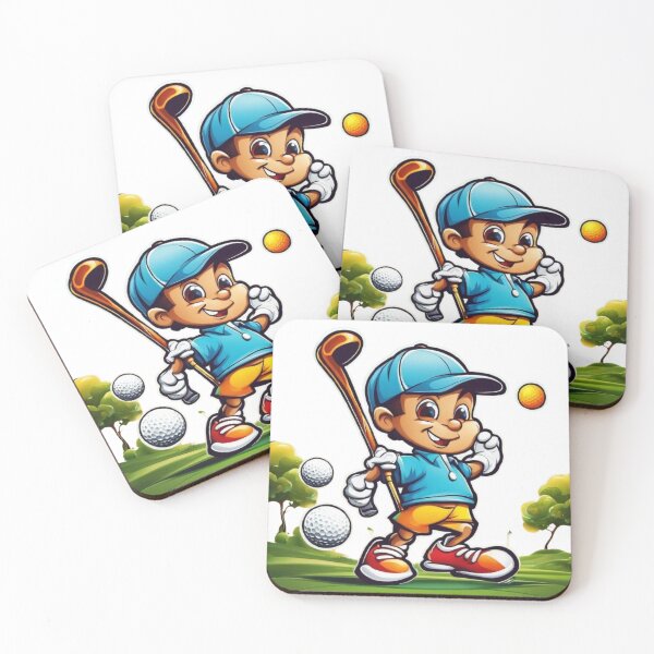 Artikelvorschau, Animiertes Golfvergnügen: Die verspielte Sammlung des Charakters entworfen und verkauft von HarmonyGuitars.