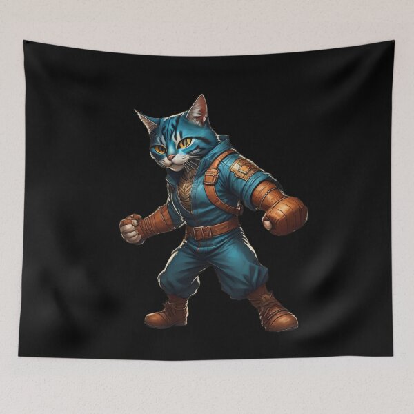 Item preview, Adventurous boxer cat designed and sold by cuatrilenio.