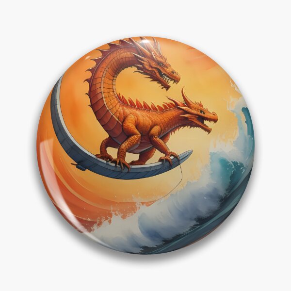 Artikelvorschau, Surfender Drache entworfen und verkauft von greygoul.