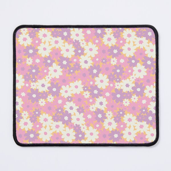 Item preview, DITSY DAISY PRAIRIE BOHO SUMMER PINK PURPLE PEACH designed and sold by blomastudios.