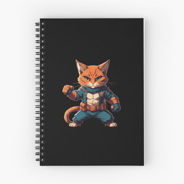 Item preview, Fighting cat with open shirt designed and sold by cuatrilenio.
