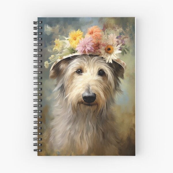 Item preview, Berger Picard Dog Lady with Flowers Hat designed and sold by WallyPink.