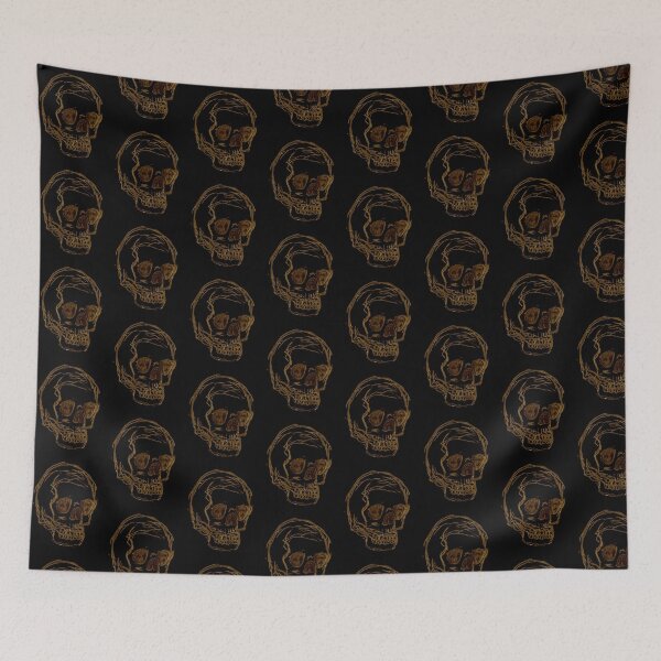 Item preview, Orange etch skull designed and sold by PME-Artworks.