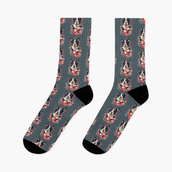 Item preview, Border Collie Love on Valentine's Day designed and sold by VoyteksDesigns.