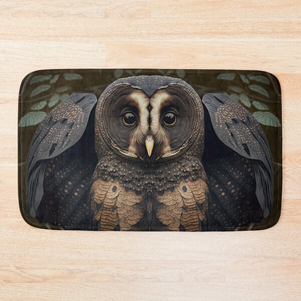 Item preview, Earth tones owl butterfly designed and sold by locustgirl.