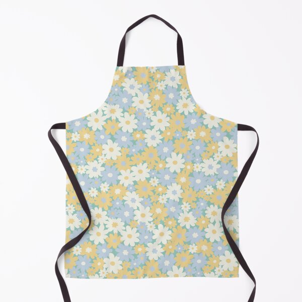 Item preview, DITSY DAISY PRAIRIE BOHO SUMMER EARTHY GREEN BLUE YELLOW designed and sold by blomastudios.