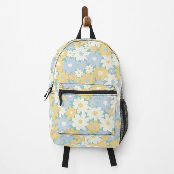 Item preview, DITSY DAISY PRAIRIE BOHO SUMMER EARTHY GREEN BLUE YELLOW designed and sold by blomastudios.