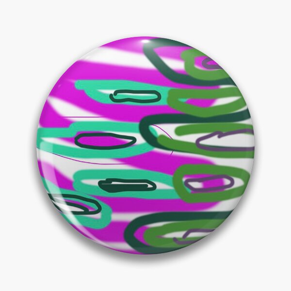 Item preview, "Green & Purple - a Good Vibration" abstract digital drawing designed and sold by Michelle Gratwick Creates.