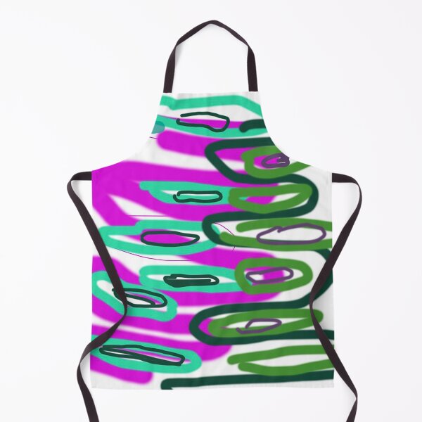 Item preview, "Green & Purple - a Good Vibration" abstract digital drawing designed and sold by Michelle Gratwick Creates.