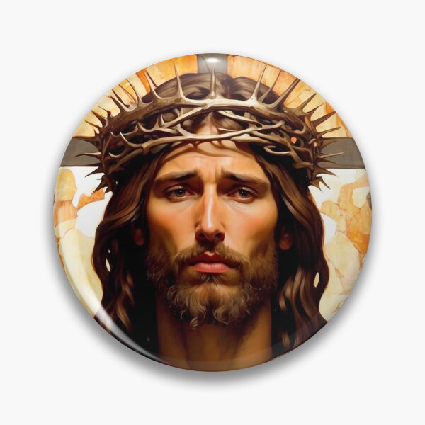 Item preview, Jesus with the Crown of Thorns: A Symbol of Sacrifice designed and sold by Sancta Art.