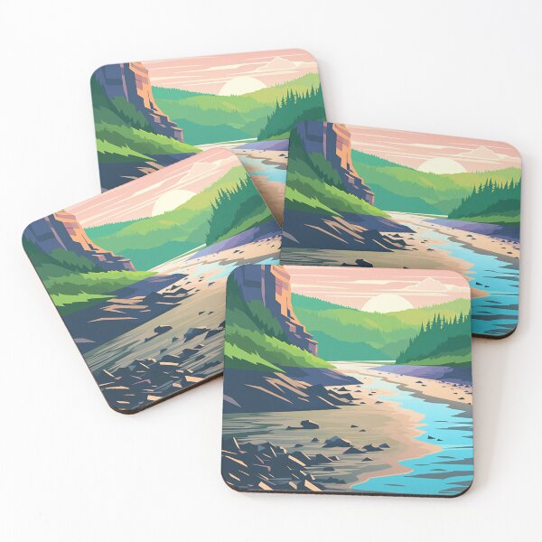 Item preview, Enchanting Fundy National Park Illustration designed and sold by ZuelowArt.